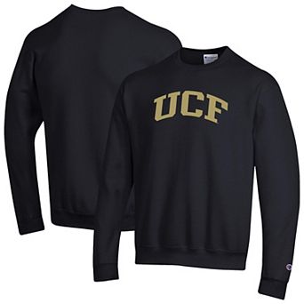 Men's Champion Black UCF Knights Basic Arch Fleece Pullover Sweatshirt
