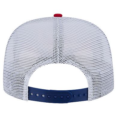 Men's New Era Texas Rangers Tie-Dye Golfer Trucker Adjustable Hat