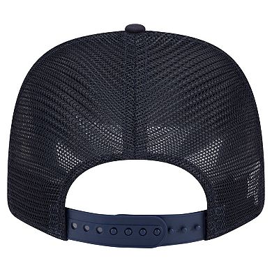 Men's New Era Navy Georgia Tech Yellow Jackets Primary 9SEVENTY Trucker Stretch-Snap Hat