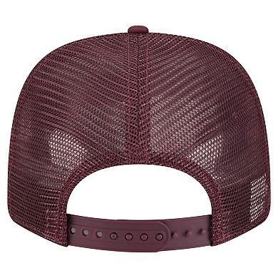 Men's New Era Maroon Mississippi State Bulldogs Primary 9SEVENTY Trucker Stretch-Snap Hat