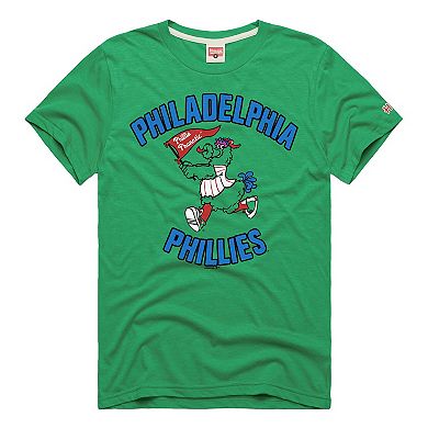 Men's Homage Green Philadelphia Phillies Hyper Local Tri-Blend T-Shirt