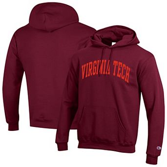 Men's Champion Maroon Virginia Tech Hokies Basic Arch Fleece Pullover Hoodie