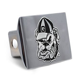 WinCraft Georgia Bulldogs Premium Metal Chrome Hitch Cover
