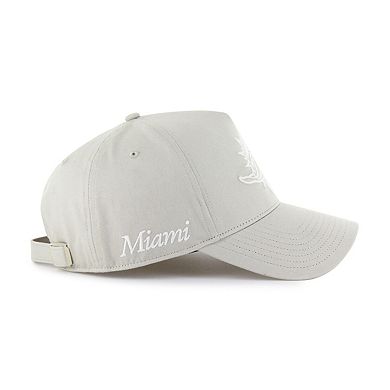 Men's '47 Cream Miami Dolphins Foundation Offside Adjustable Hat