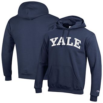Men's Champion Navy Yale Bulldogs Basic Arch Fleece Pullover Hoodie