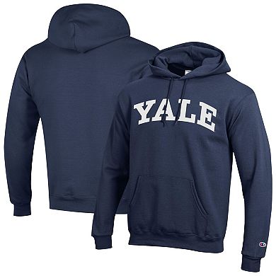 Men's Champion Navy Yale Bulldogs Basic Arch Fleece Pullover Hoodie