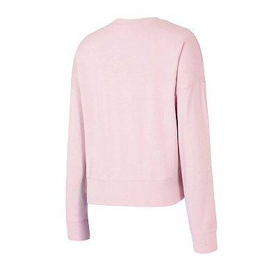 Women's Concepts Sport Pink New Jersey Devils Tonal Pullover Sweatshirt