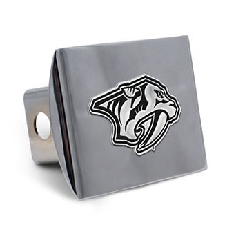 WinCraft Nashville Predators Premium Metal Chrome Hitch Cover