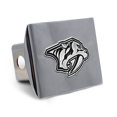 WinCraft Nashville Predators Premium Metal Chrome Hitch Cover