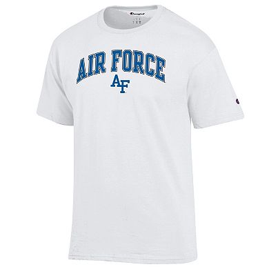 Men's Champion® White Air Force Falcons Arched Logo T-Shirt