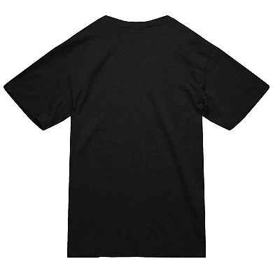 Men's Mitchell & Ness Black Milwaukee Bucks Worldwide Collection Glow Up T-Shirt