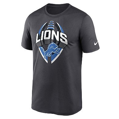 Men's Nike Gray Detroit Lions Legend Icon Performance T-Shirt