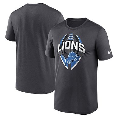 Men's Nike Gray Detroit Lions Legend Icon Performance T-Shirt