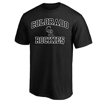 Men's�Profile Black Colorado Rockies Big & Tall Heart & Soul T-Shirt