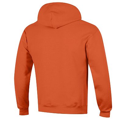 Men's Champion® Orange Illinois Fighting Illini Arched Logo Fleece Pullover Hoodie