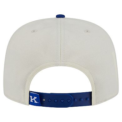 Men's New Era White Kentucky Wildcats Collegiate 9FIFTY A-Frame Snapback Hat