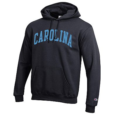 Men's Champion Black North Carolina Tar Heels Basic Arch Fleece Pullover Hoodie