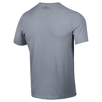 Men's Under Armour Gray Auburn Tigers 2025 NCAA Men's Basketball Tournament March Madness Final Four Locker Room T-Shirt