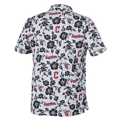 Men's Reyn Spooner White Cleveland Guardians Pua Performance Polo