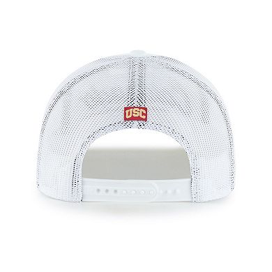 Men's '47 White USC Trojans Garner Rope Trucker Adjustable Hat