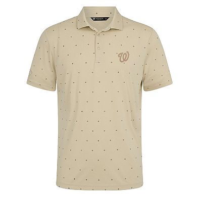 Men's Levelwear Cream Washington Nationals Vision Polo