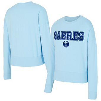 Women's Concepts Sport Light Blue Buffalo Sabres Tonal Pullover Sweatshirt