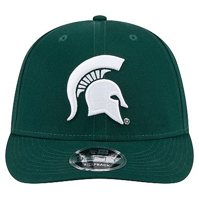 Men's New Era Green Michigan State Spartans Low Profile 9FIFTY Snapback Hat