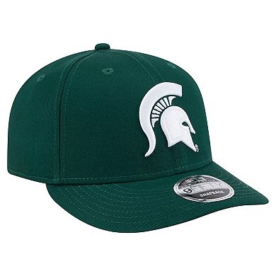 Men's New Era Green Michigan State Spartans Low Profile 9FIFTY Snapback Hat