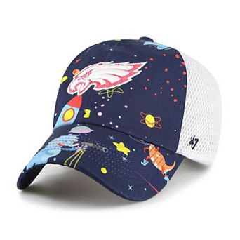 Youth��'47 Navy Philadelphia Eagles Space Dino Adjustable Trucker Hat