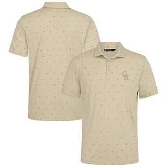 Men's�Levelwear Cream Colorado Rockies Vision Polo