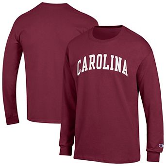 Men's Champion Garnet South Carolina Gamecocks Basic Arch Long Sleeve T-Shirt