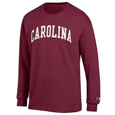 Men's Champion Garnet South Carolina Gamecocks Basic Arch Long Sleeve T-Shirt