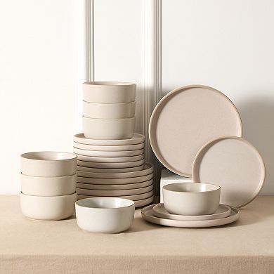 Earth & Clay Amber Stoneware 12-pc. Dinnerware Set