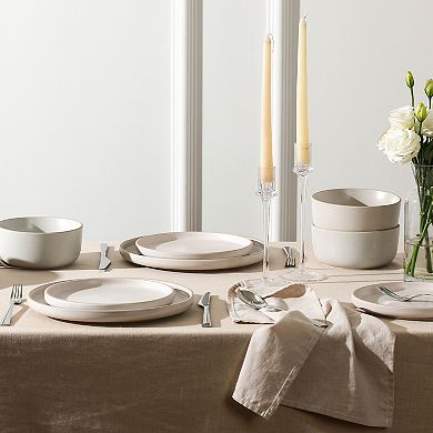 Earth & Clay Amber Stoneware 12-pc. Dinnerware Set