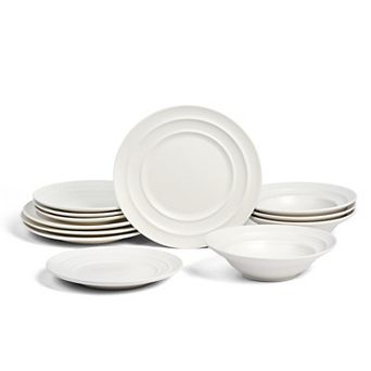 Earth & Clay Celeste Stoneware 12 pc Dinnerware Set