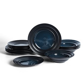 Earth & Clay Celeste Stoneware 12 pc Dinnerware Set