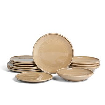 Earth & Clay Harmony Stoneware 12 pc Dinnerware Set