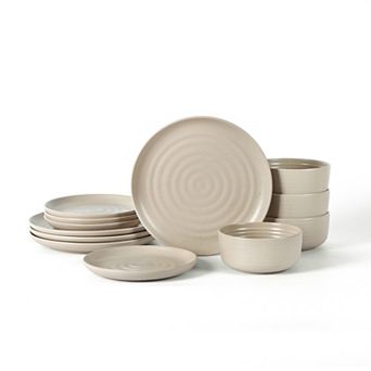 Earth & Clay Ion Stoneware 12 pc Dinnerware Set