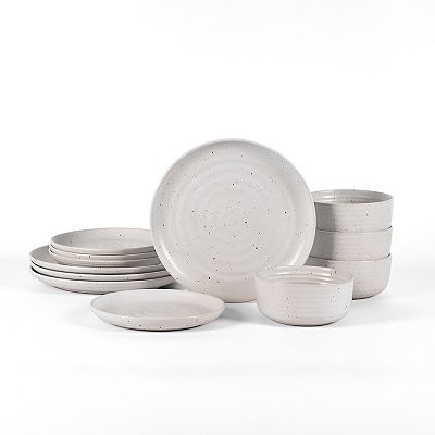 Earth & Clay Ion Stoneware 12-pc. Dinnerware Set