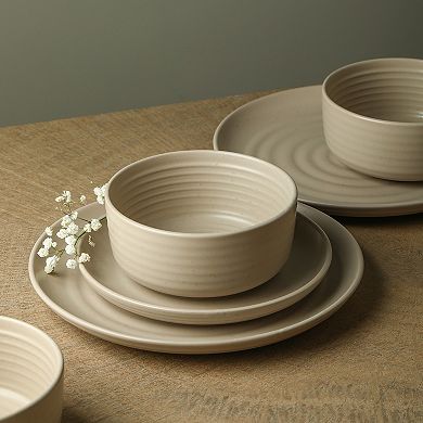Earth & Clay Ion Stoneware 24-pc. Dinnerware Set
