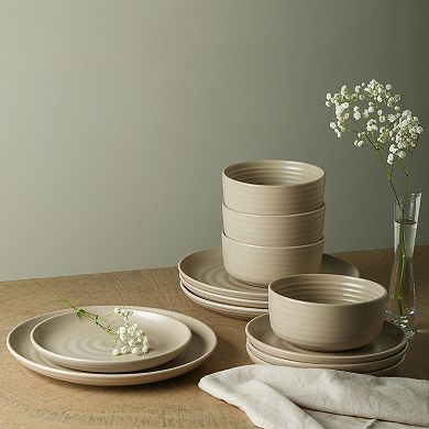 Earth & Clay Ion Stoneware 24-pc. Dinnerware Set