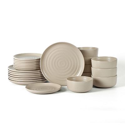 Earth & Clay Ion Stoneware 24-pc. Dinnerware Set