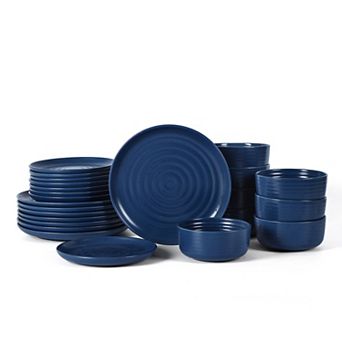 Earth & Clay Ion Stoneware 24 pc Dinnerware Set