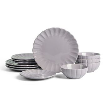Earth & Clay Phoenix Stoneware 12 pc Dinnerware Set