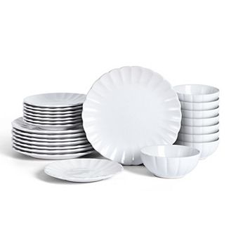 Earth & Clay Phoenix Stoneware 24 pc Dinnerware Set