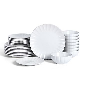 Earth & Clay Phoenix Stoneware 24 pc Dinnerware Set