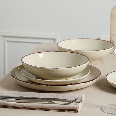Earth & Clay Heath Stoneware 12-pc. Dinnerware Set