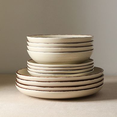 Earth & Clay Heath Stoneware 12-pc. Dinnerware Set