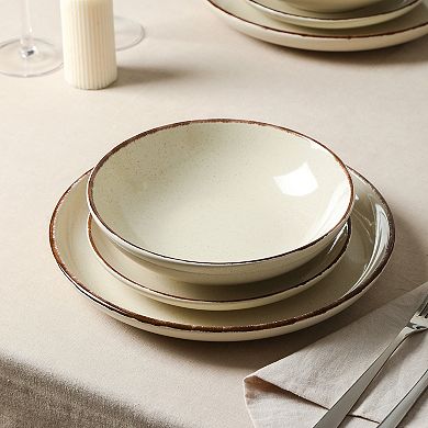Earth & Clay Heath Stoneware 12-pc. Dinnerware Set