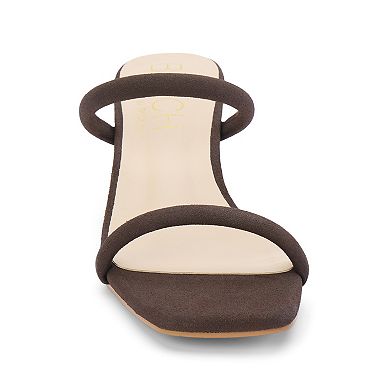 Beach by Matisse Women's Square Toe Kitten Heel Sandal